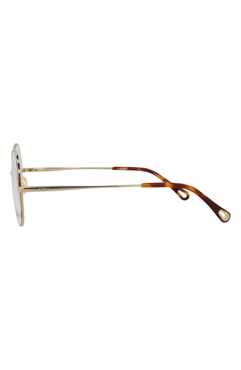Chloé Core 53mm Round Optical Glasses, Alternate, color, 