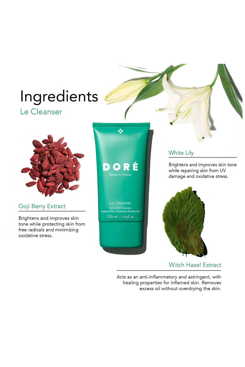 Le Cleanser Gel to Milk Daily Facial Cleanser, Alternate, color, NO COLOR