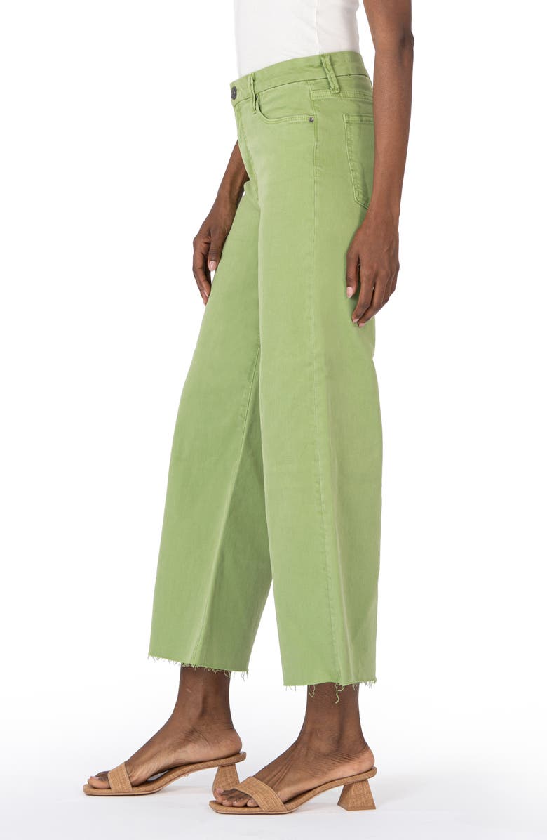 KUT from the Kloth Meg Raw Hem High Waist Ankle Wide Leg Jeans, Alternate, color,