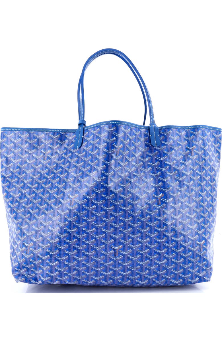 Pre-Owned Goyard Saint Louis Tote Coated Canvas PM, Alternate, color, Blue