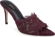 L'AGENCE Penn Pointed Toe Lace Sandal