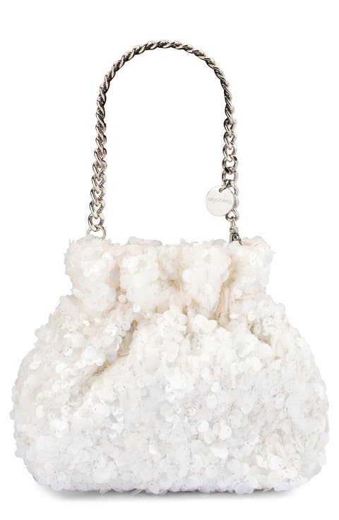 Mattie Sequin Top Handle Bag
