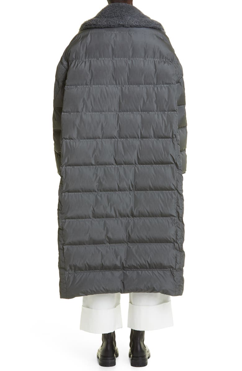 Max Mara Frisia Logo Jacquard Puffer Coat, Alternate, color,