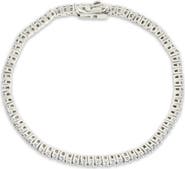 Sterling Forever Mirabell Cubic Zirconia Tennis Bracelet