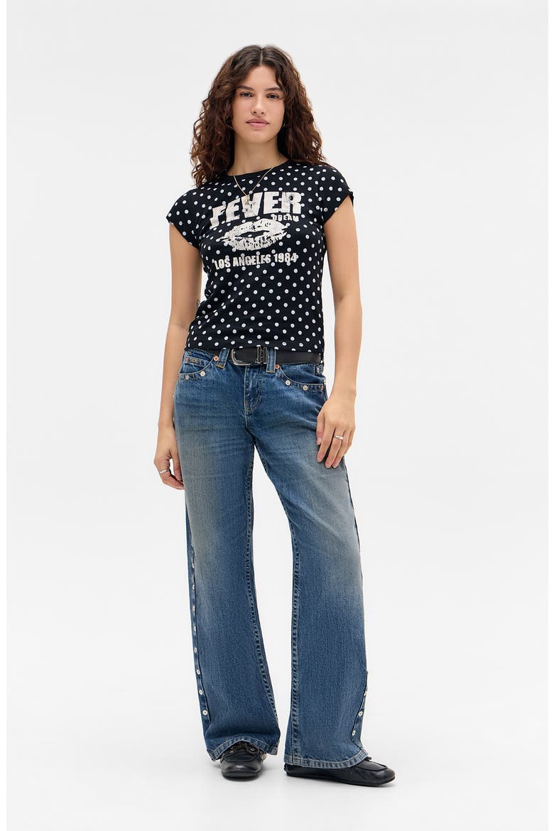 Polka Dot Fever Baby T-Shirt, Alternate, color, BLACK