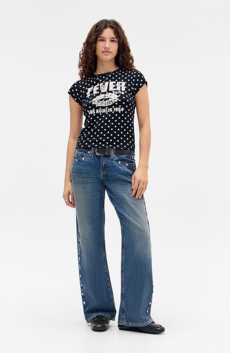 BDG Urban Outfitters Polka Dot Fever Baby T-Shirt, Alternate, color, Black