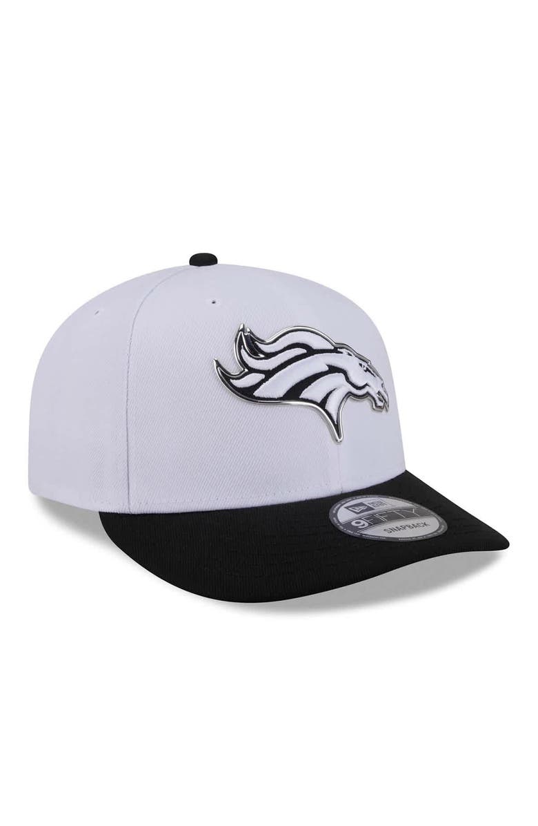 New Era Men's New Era  White/Black Denver Broncos 2026 NFL Draft Pre-Curved 9FIFTY Snapback Hat, Alternate, color, White