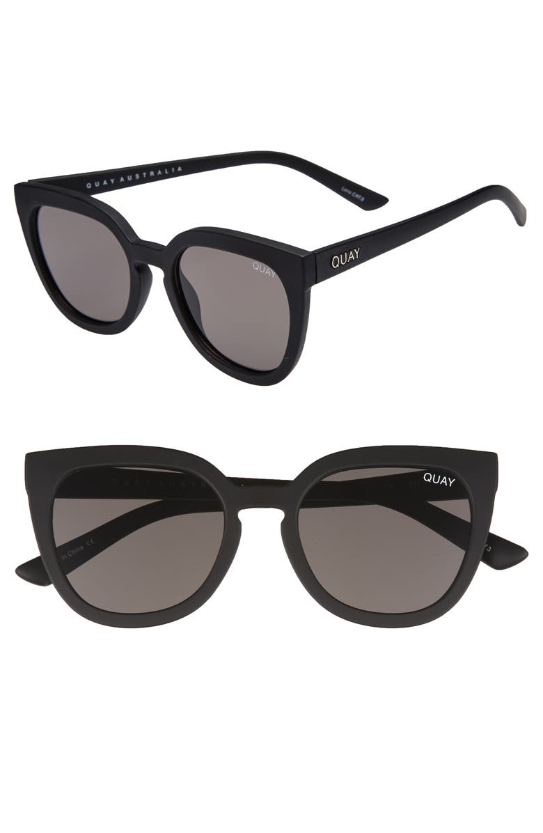 QUAY Noosa 55mm Cat Eye Sunglasses, Alternate, color,