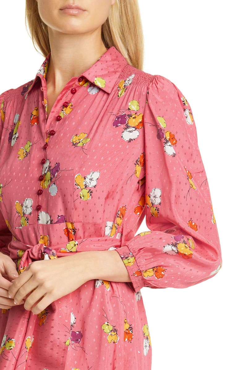 byTiMo Floral Midi Dress, Alternate, color, 