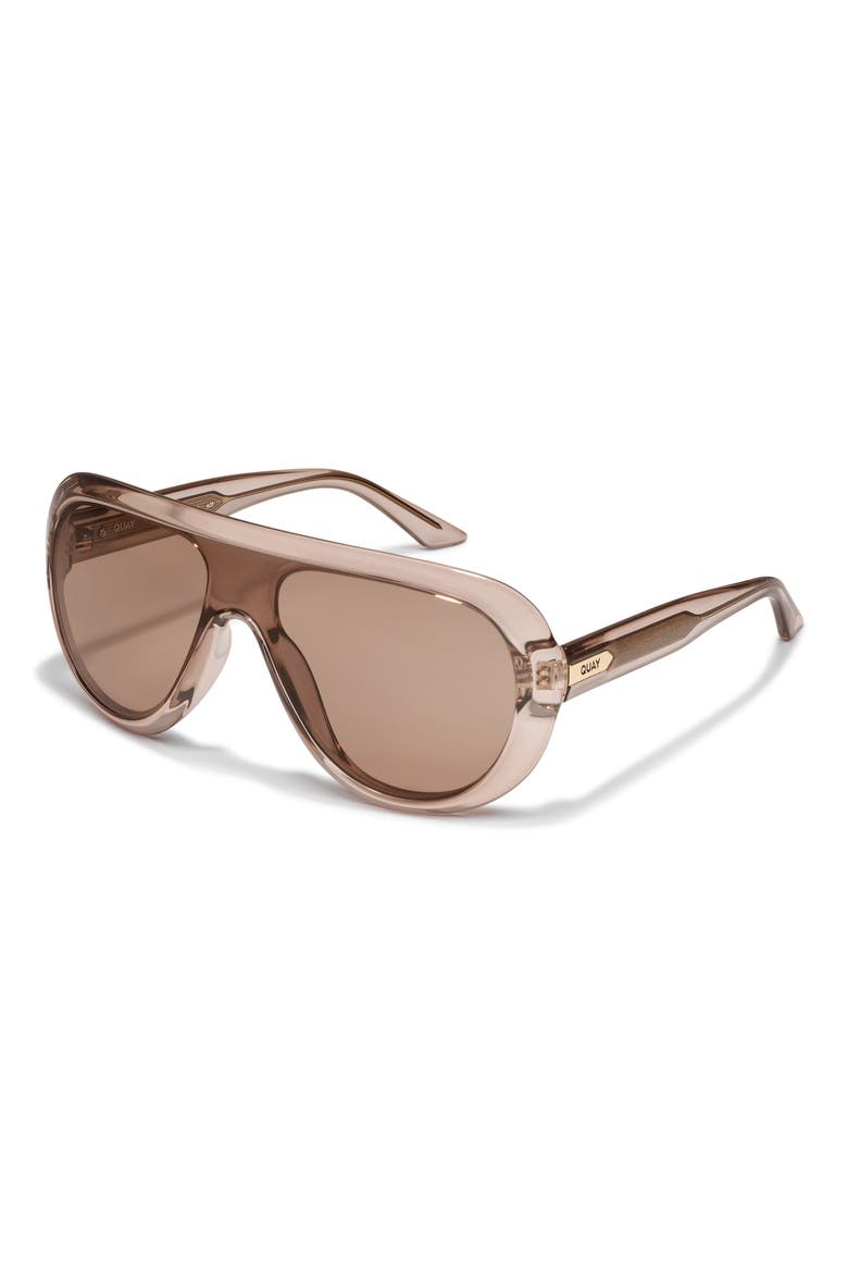 Set List 134mm Aviator Sunglasses, Alternate, color, DOE/TAN