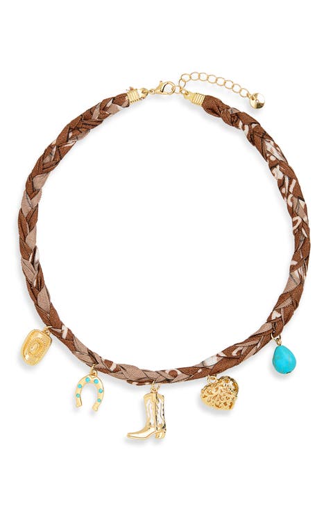 Bandana Charm Necklace