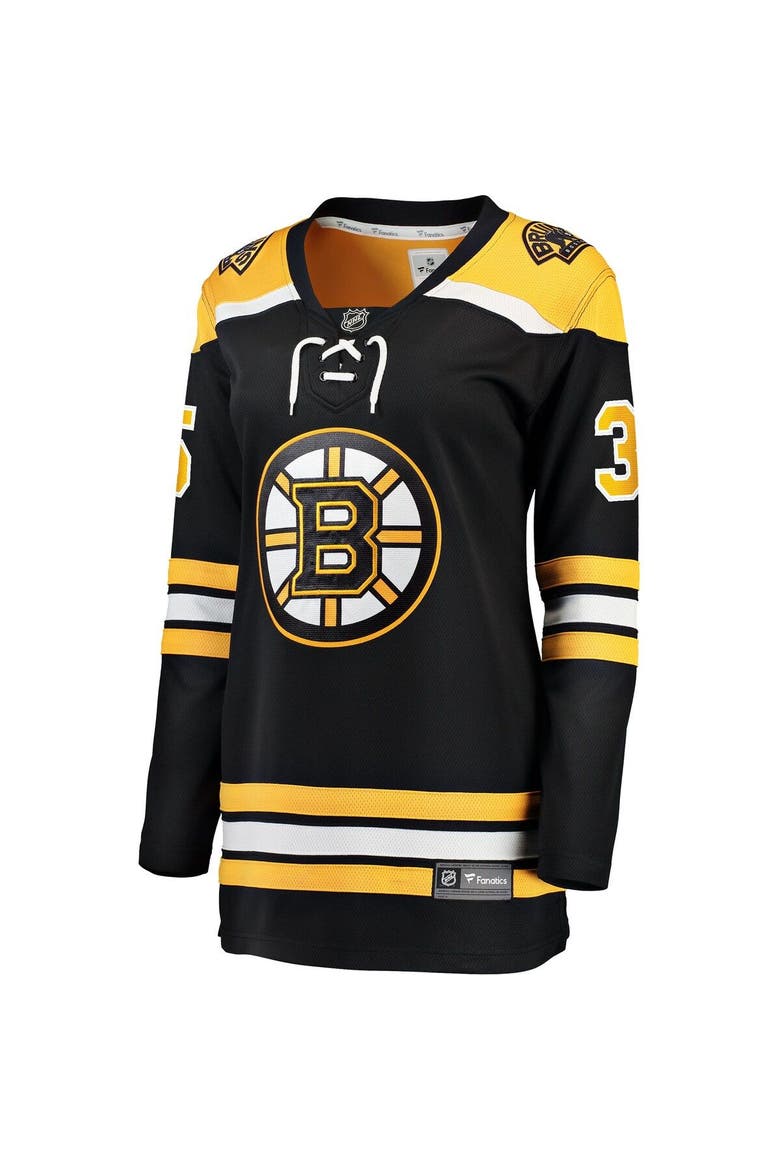 Women's Fanatics Branded Linus Ullmark Black Boston Bruins Home Breakaway Player Jersey, Alternate, color, Black