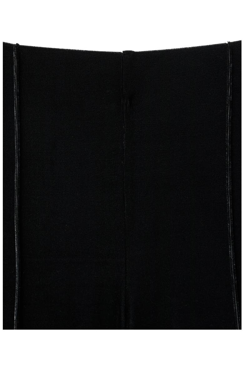 Mid Rise Velvet Pants, Alternate, color, BLACK
