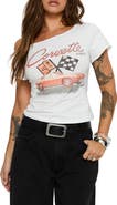 Princess Polly Corvette 1963 One Shoulder Graphic T-Shirt