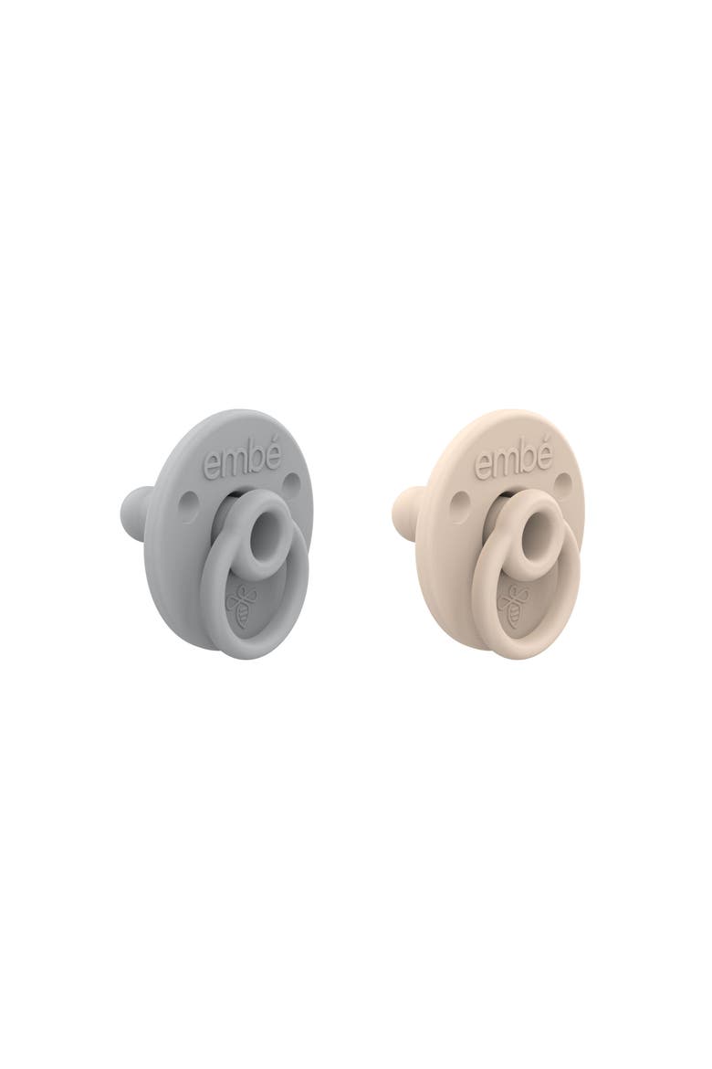 2-pack Baby Binnie Stow-Away Retractable Silicone Pacifier, Main, color, Mixed