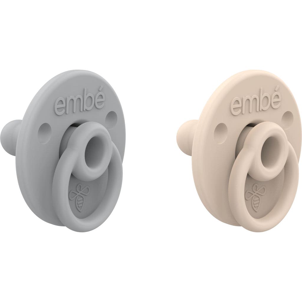 embé 2-pack Baby Binnie Stow-Away Retractable Silicone Pacifier in Mixed  product