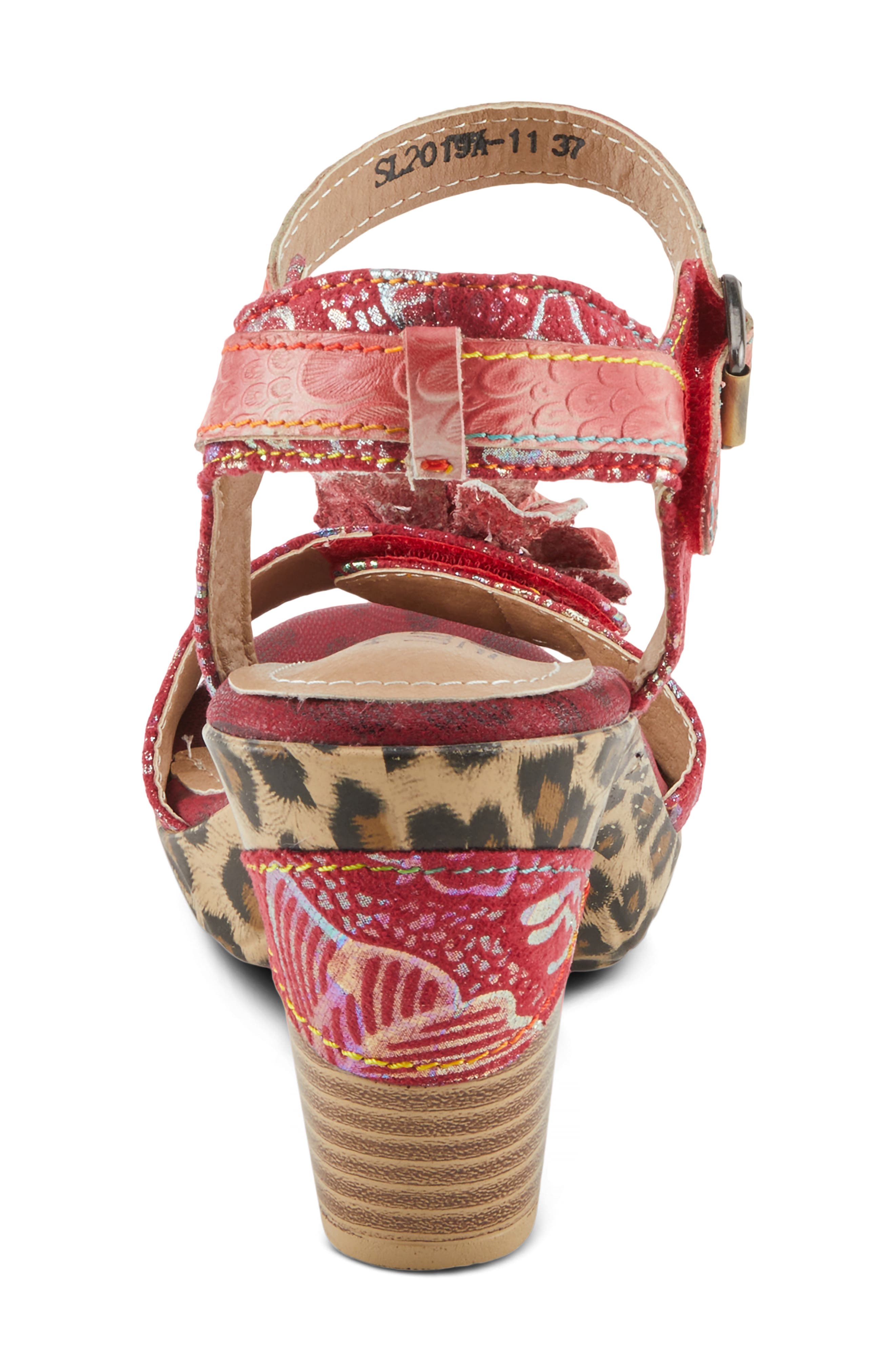 L'Artiste by Spring Step Wildcat Ankle Strap Sandal, Alternate, color, 