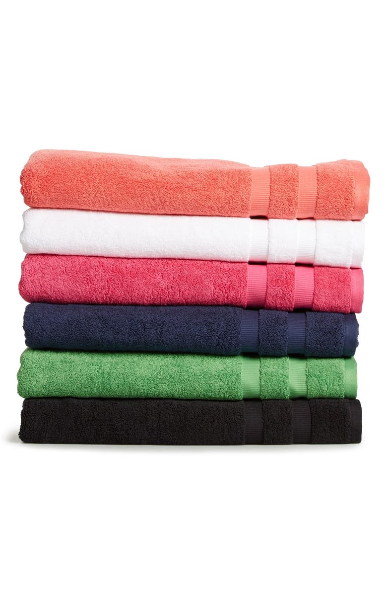 Kate Spade New York 'chattam' stripe bath sheet, Alternate, color, 