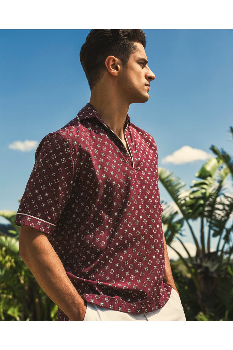 Ridley Relaxed-Fit Shirt, Alternate, color, DAMSON