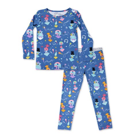 Kids' Trolls Music Valentine's Set of 2 Piece Pajamas