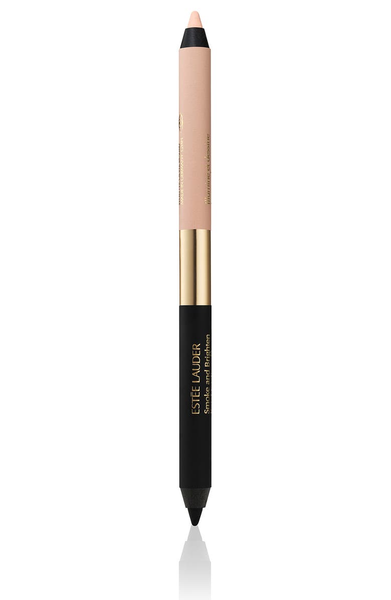 Estée Lauder Smoke & Brighten Long-Lasting Waterproof Kajal Eyeliner Duo, Main, color, Noir/ Cream