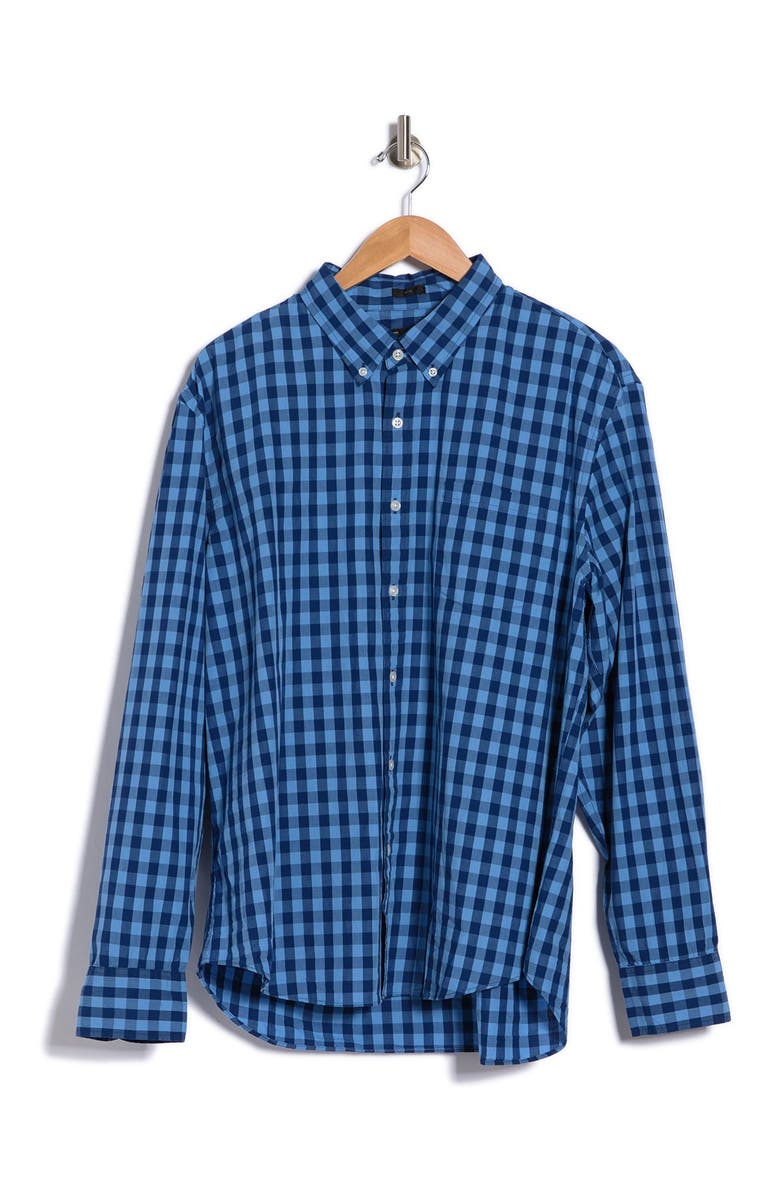 J.CREW FACTORY Washed Plaid Print Long Sleeve Slim Fit Shirt, Alternate, color,