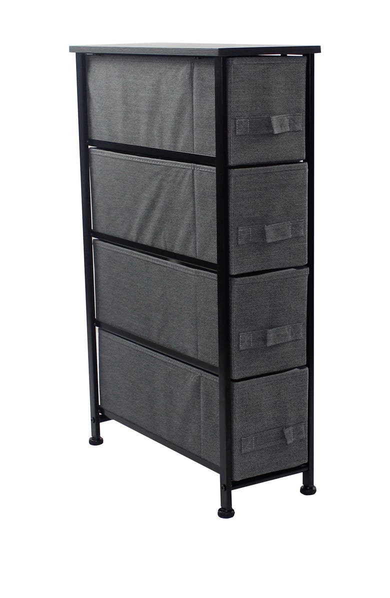 SORBUS Narrow 4-Drawer Chest Dresser, Alternate, color, 