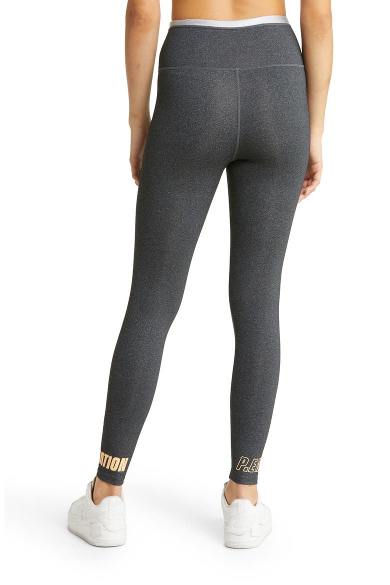 Reaction High Waist 7/8 Leggings, Alternate, color, CHARCOAL