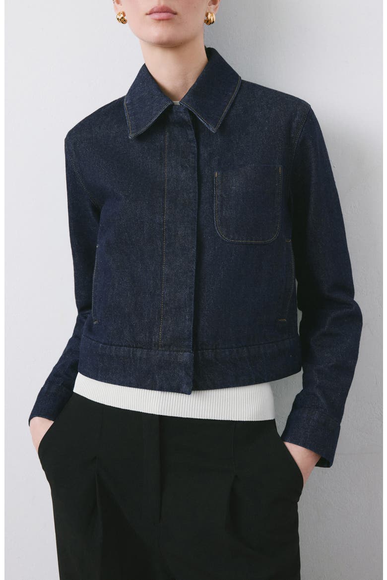 Denim Jacket, Main, color, BLUE