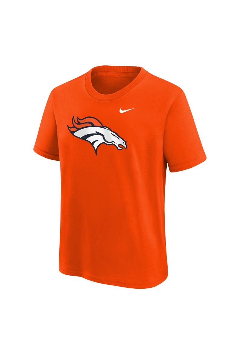 Youth Nike  Orange Denver Broncos Logo T-Shirt, Main, color, Orange