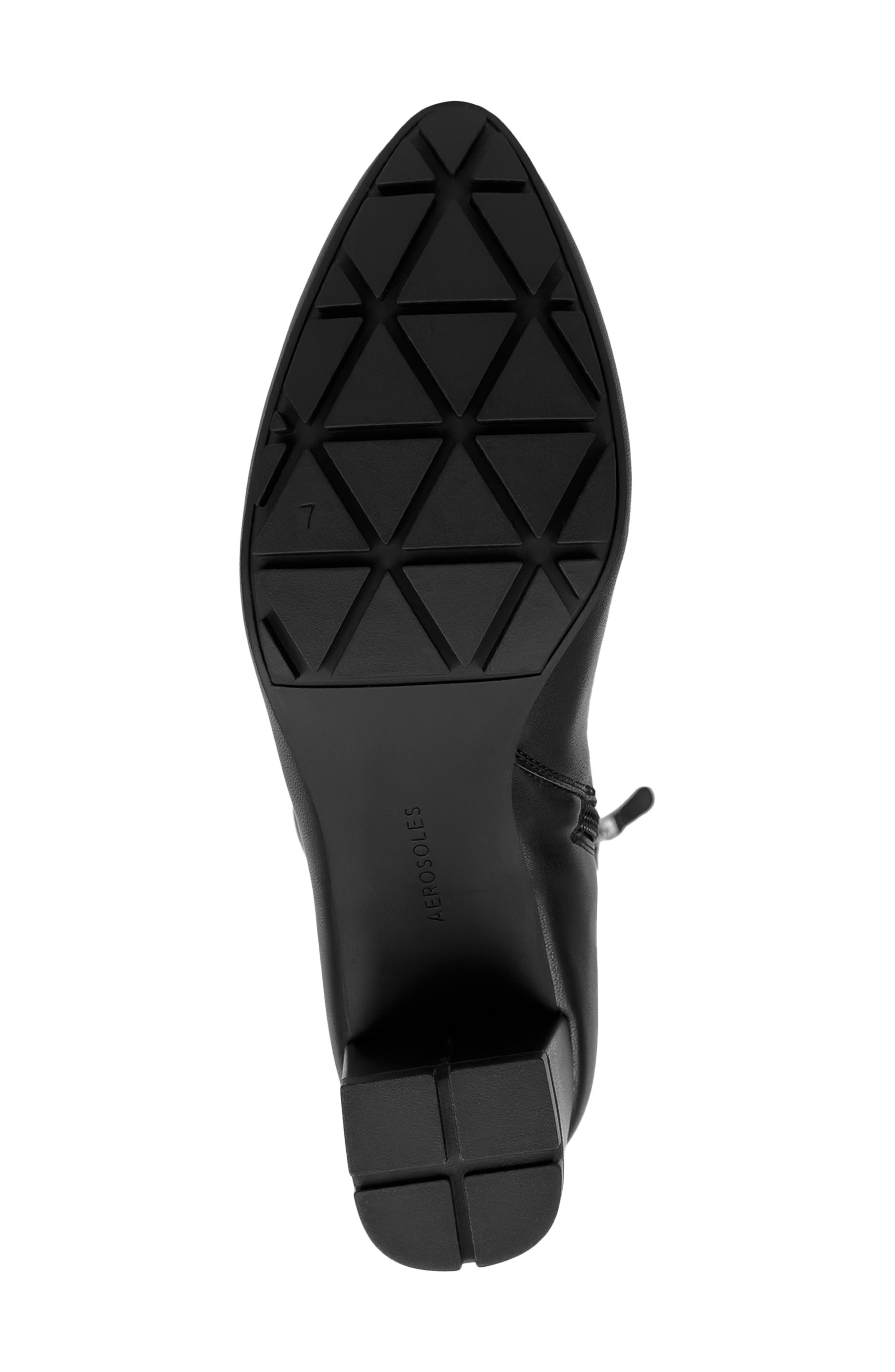 Aerosoles Brynn Block Heel Boot, Alternate, color, Black Nappa