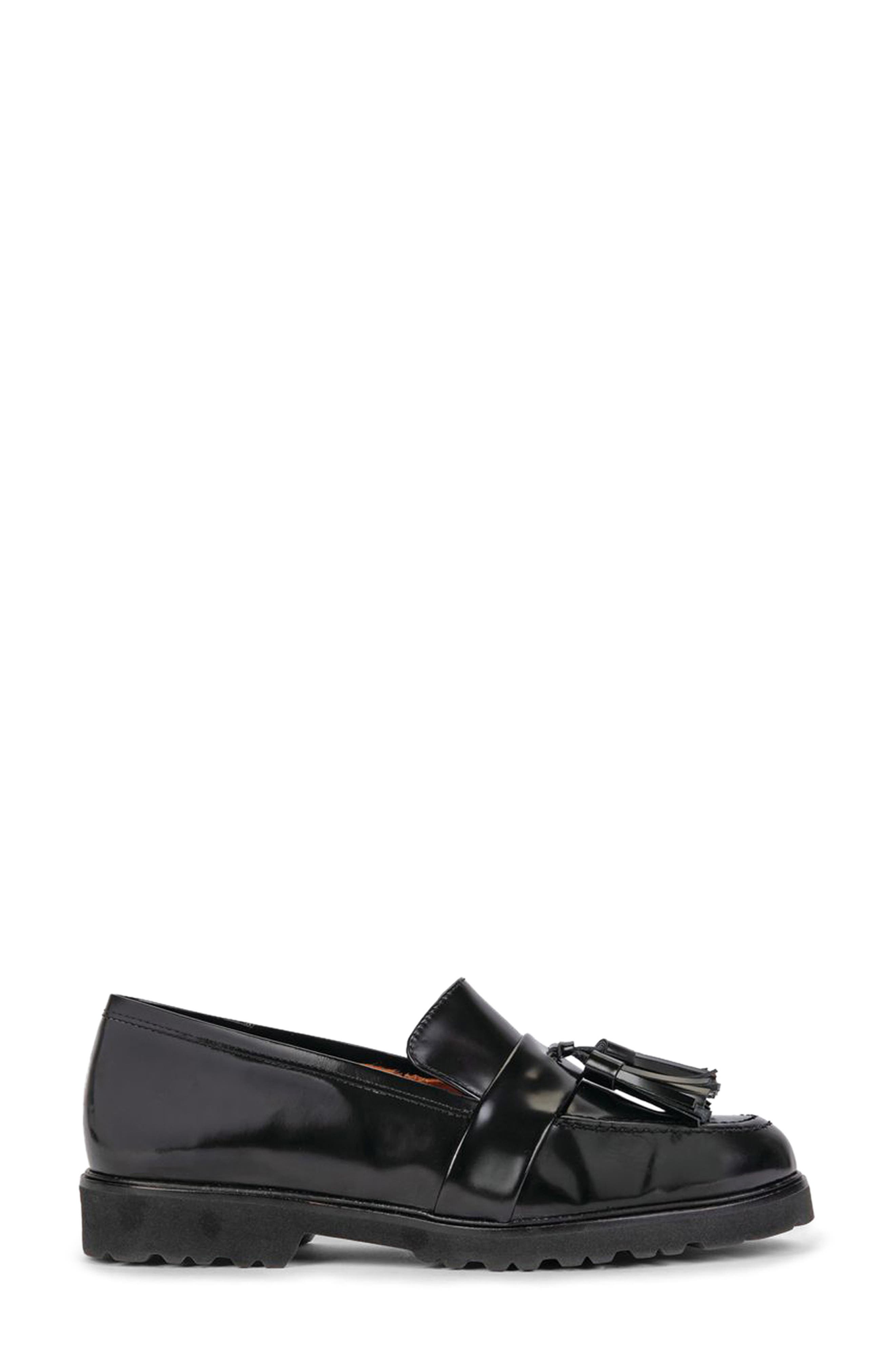 Penelope Chilvers Irvine Tassel Loafer, Main, color, Black