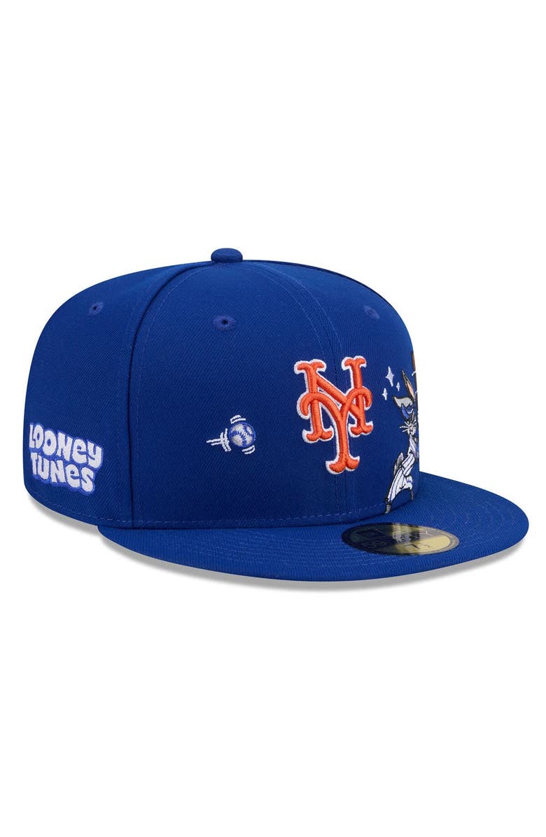 New Era Men's New Era Royal New York Mets Looney Tunes Bugs Bunny 59FIFTY Fitted Hat, Main, color,