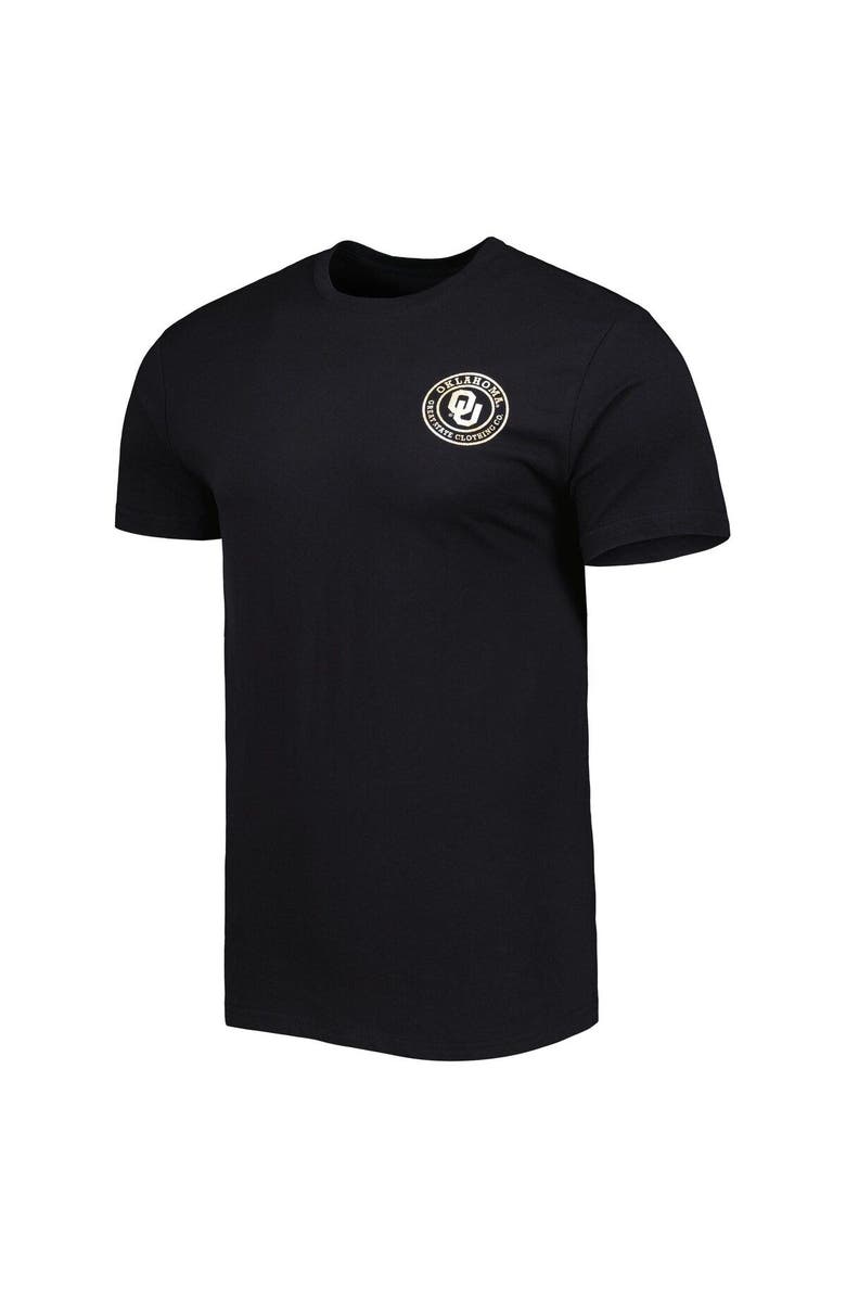 GREAT STATE CLOTHING Men's Black Oklahoma Sooners Camo Flag 2-Hit T-Shirt, Alternate, color, 