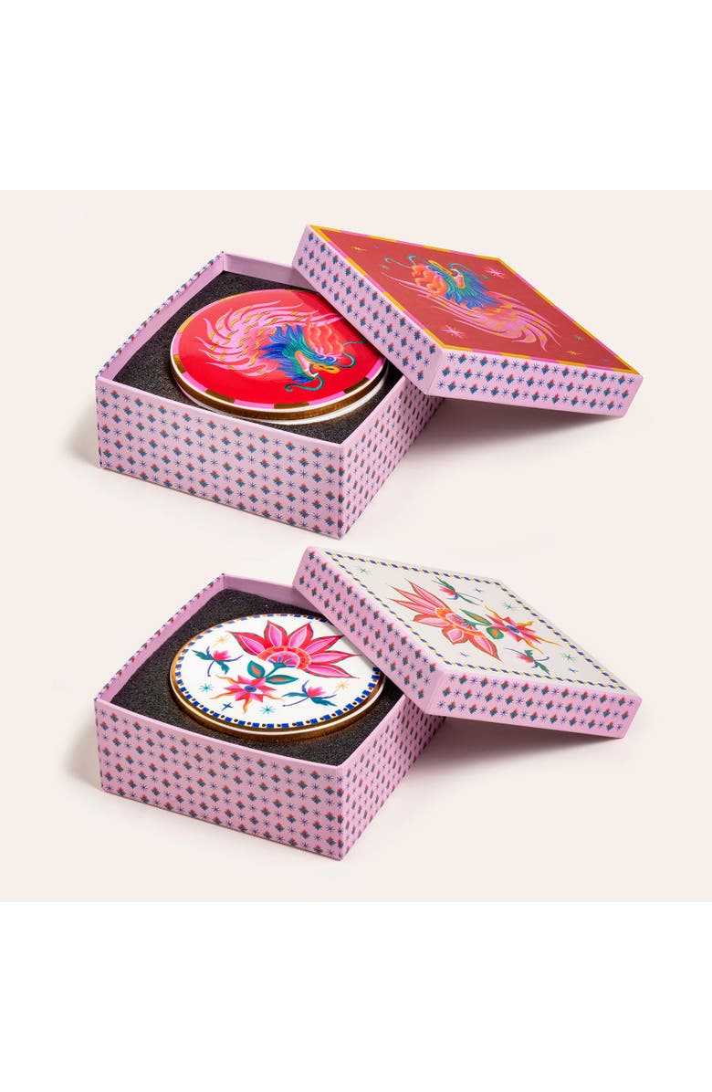 Zsa Zsa Zsu Shekou Porcelain Decorative Object 2 Pcs Box Set, Alternate, color, White