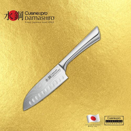 Cuisine::pro ® Cuisinepro® Damashiro® Santoku Knife 5" In Silver