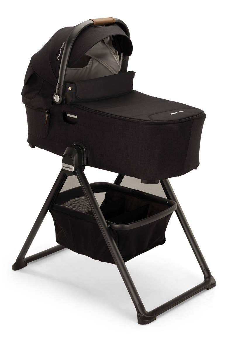 demi™ Next Bassinet, Stand & Basket Set, Main, color, CAVIAR/COGNAC