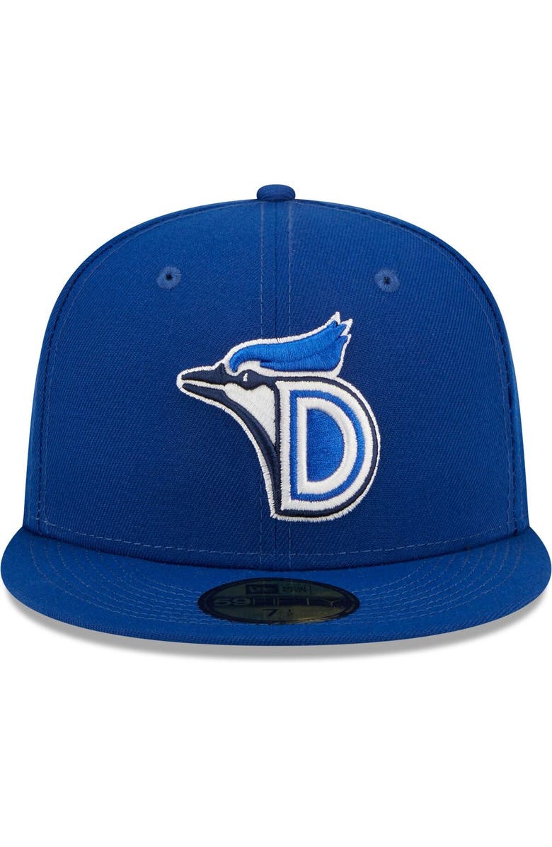 New Era Men's New Era Blue Dunedin Blue Jays Authentic Collection 59FIFTY Fitted Hat, Alternate, color,
