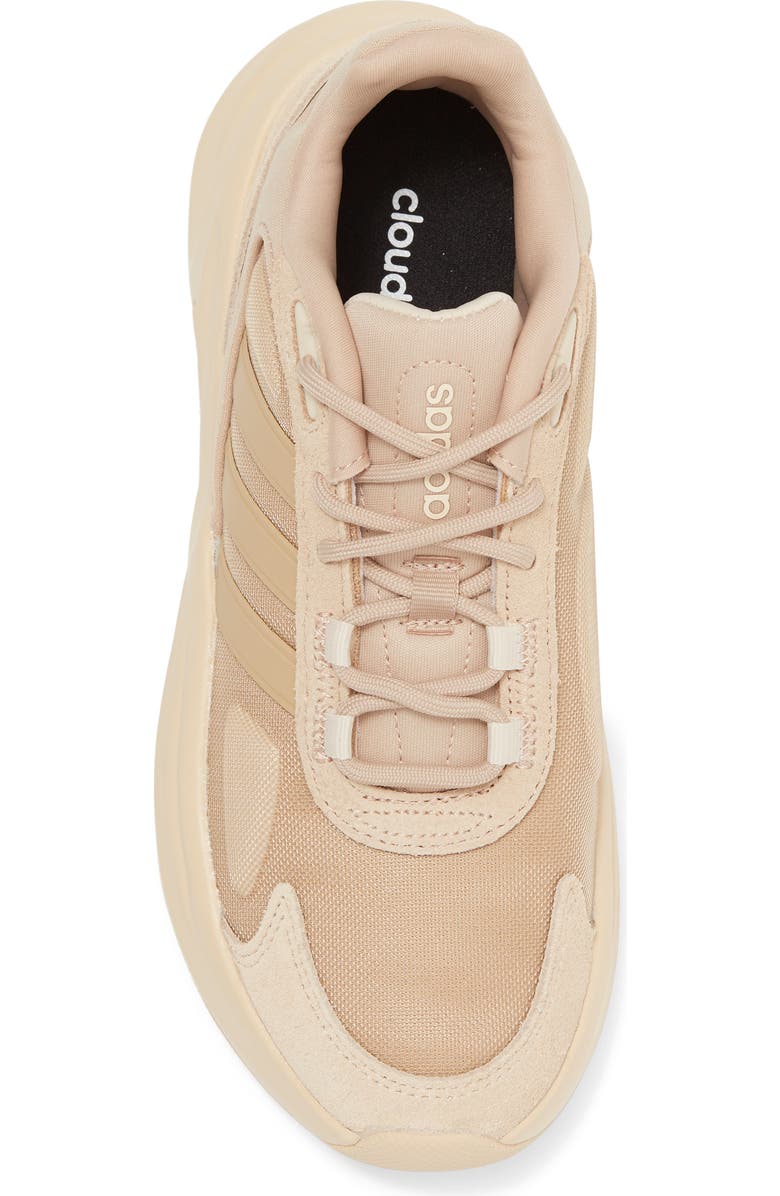 adidas Ozelle Cloudfoam Running Sneaker, Alternate, color, Beige/ Beige/ Sand