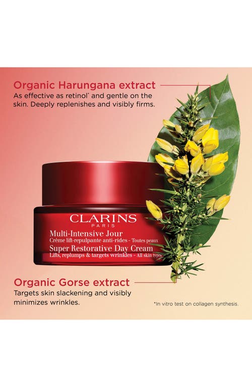 Clarins Super Restorative Anti Aging Skin Care Starter Set $185 Value In No Color