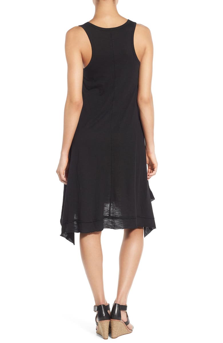 Caslon<sup>®</sup> Handkerchief Hem Slub Knit Tank Dress, Alternate, color, 