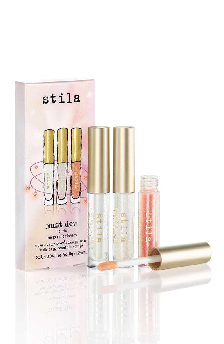Stila Heaven's Dew Gel Lip Oil Trio, Alternate, color, 