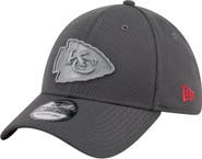 New Era Men's New Era Graphite Kansas City Chiefs Main 39THIRTY Flex Hat