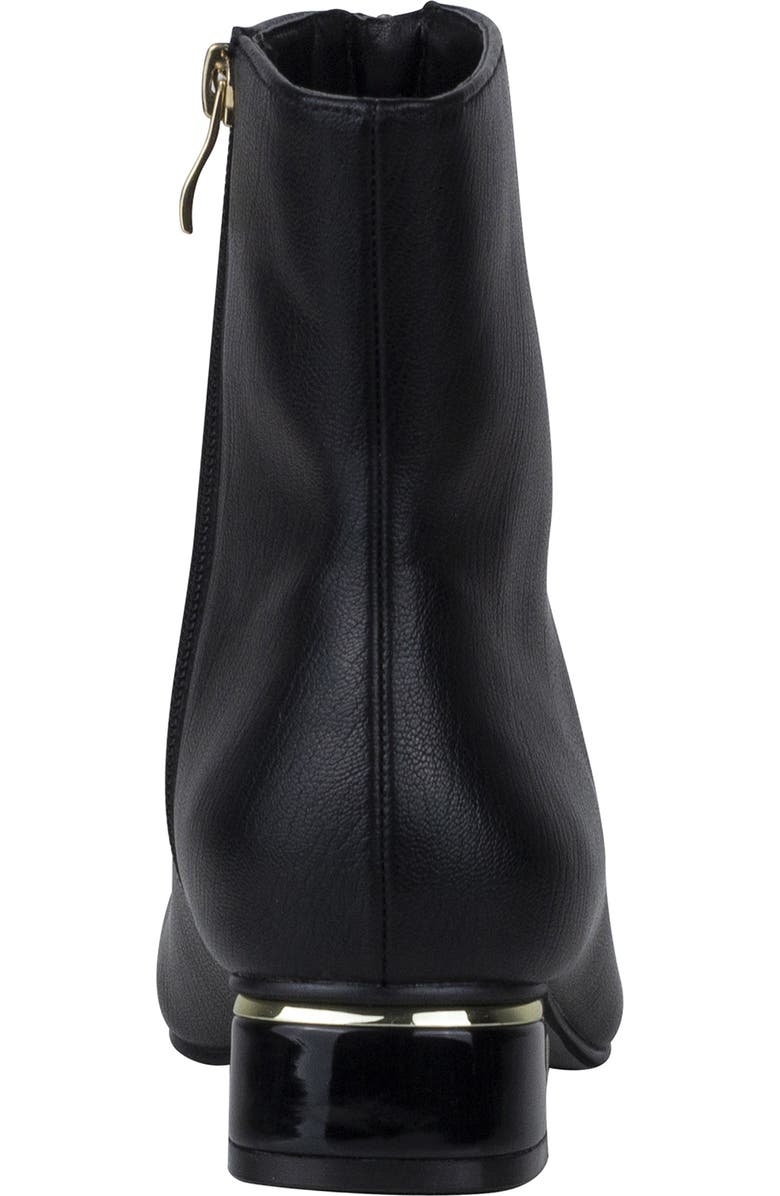 NINETY UNION Elite Zip Block Heel Bootie, Alternate, color, Black