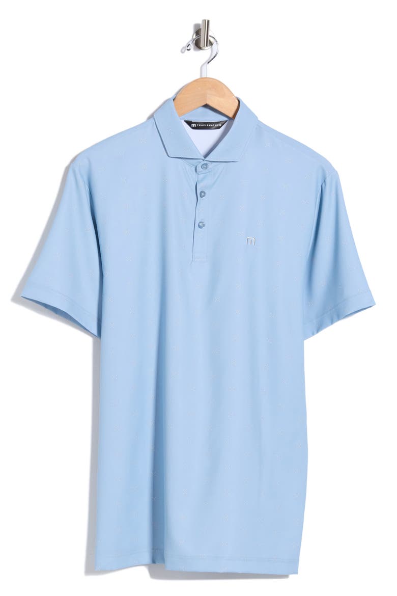 Air Taxi Performance Polo, Main, color, DUSTY BLUE