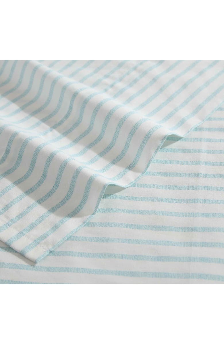 Tommy Bahama Cool Beach Stripe Cotton Percale Sheet Set, Alternate, color, Turquoise-Aqua