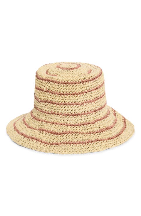 Stripe Packable Lantern Hat