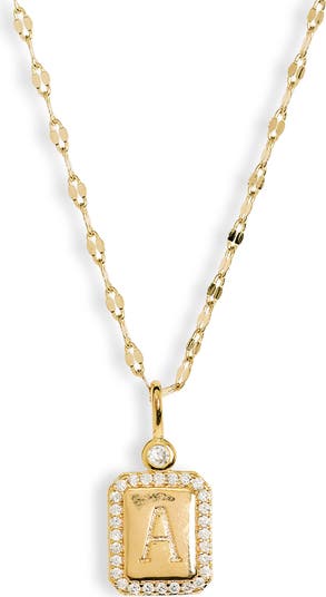 Initial Pendant Necklace