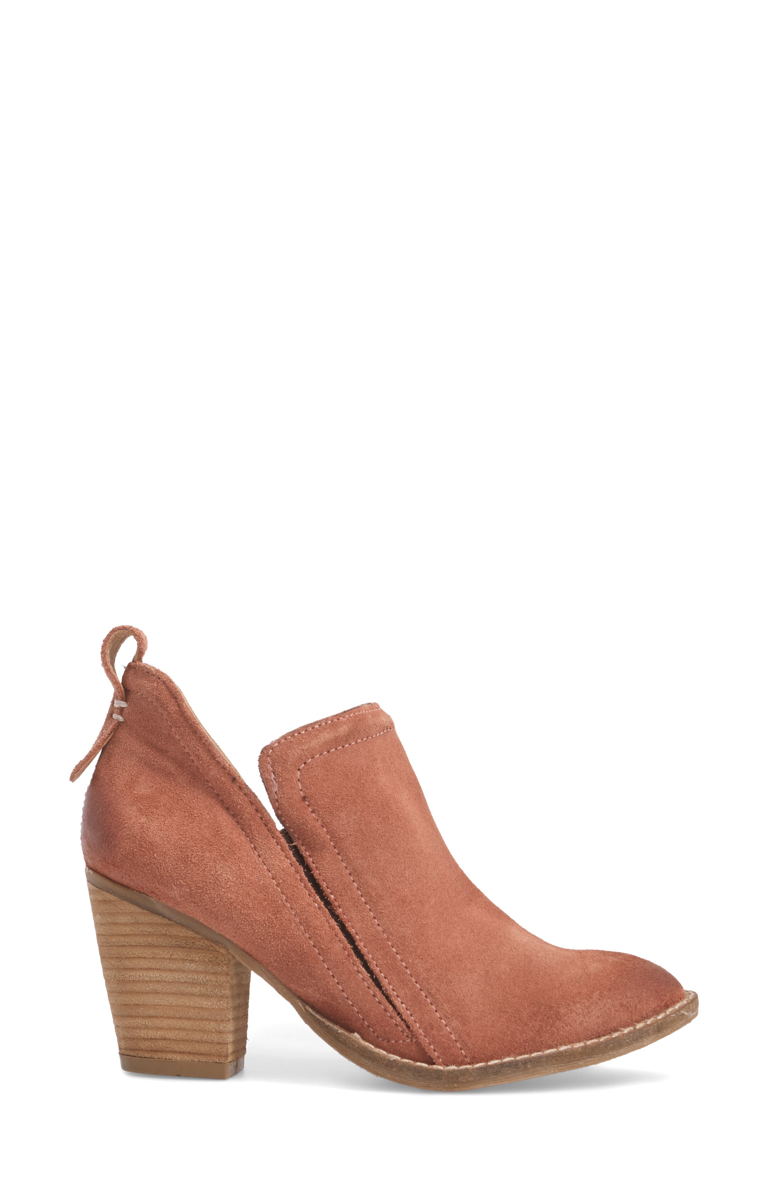 Burman Split Shaft Bootie, Alternate, color, BLUSH SUEDE