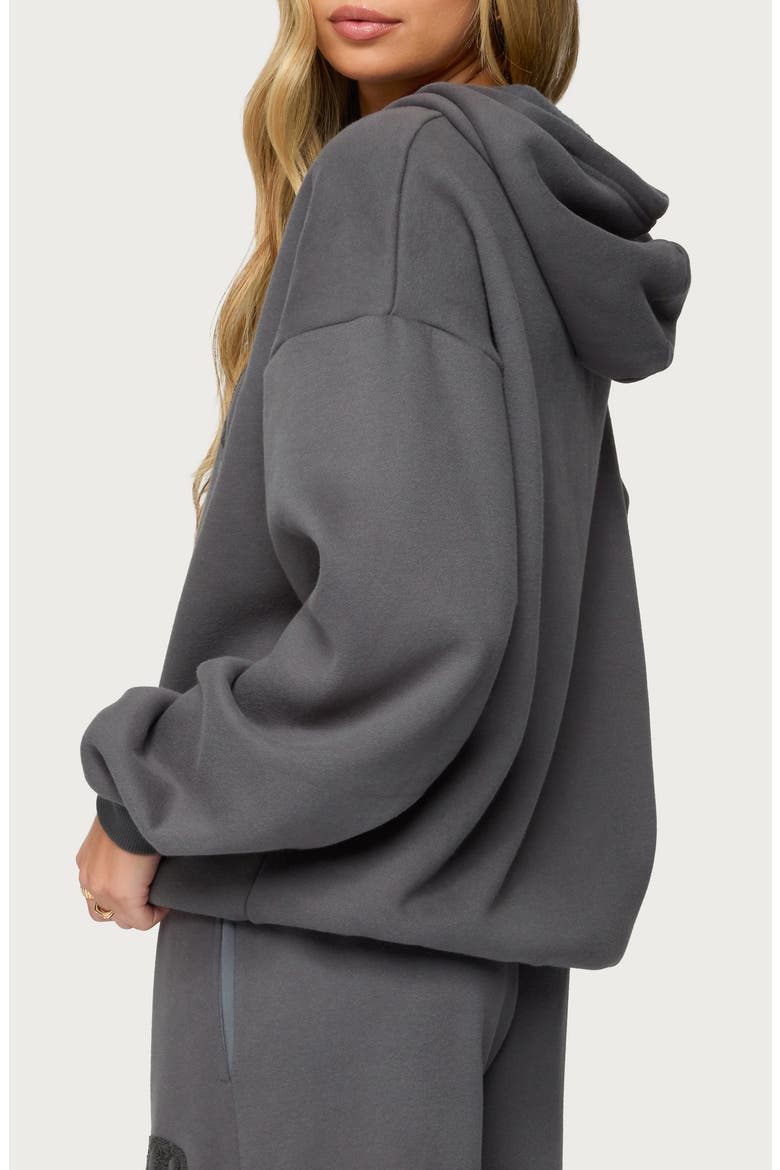 To You Oversize Hoodie, Alternate, color, DARK-GRAY